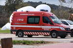 Mercedes-Benz Sprinter als Einsatzfahrzeug der Feuerwehr von Silves am Messe- und Ausstellungsgelände FISSUL in Silves/Portugal, 18.02.2022