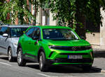 Opel Mokka X in Matcha Green.