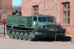 Historisches Panzerfahrzeug im Artilleriemuseum Hämeenlinna, Finnland, 3.5.13