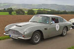 Aston Martin DB6, war auch bei der Classic Rallye Luxemburg nahe Alscheid dabei.