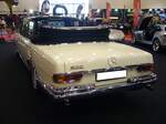 Heckansicht des Mercedes Benz W100 600 Pullman Landaulet aus dem Jahr 1974.