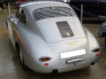 Heckansicht eines Porsche 356 A 1600 Super Coupe. 1955 - 1959. Classic Remise Düsseldorf am 06.11.2016.