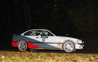 BMW E36, Rafael Klein & Ramona Kees mit der Startnummer 57, bei der  Youngtimer  39.