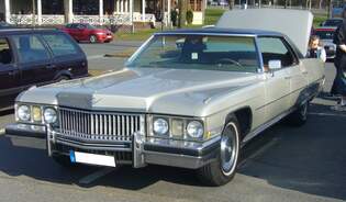 Cadillac de Ville fourdoor Hardtop aus dem Modelljahr 1973.