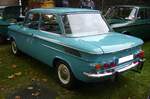 Heckansicht eines NSU Prinz 1000 aus dem Jahr 1965.