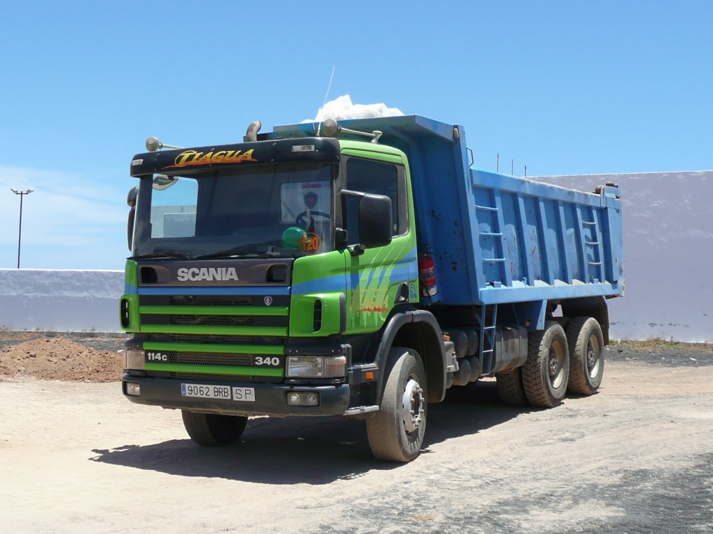 27.05.10,SCANIA in Orzola auf Lanzarote/Kanaren/Spanien.