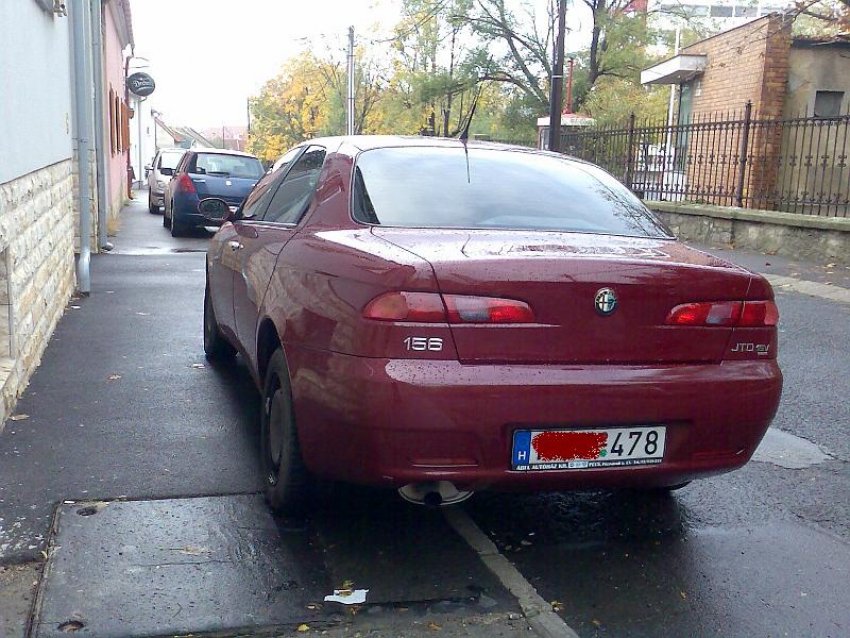 Alfa 156, Rckansicht.