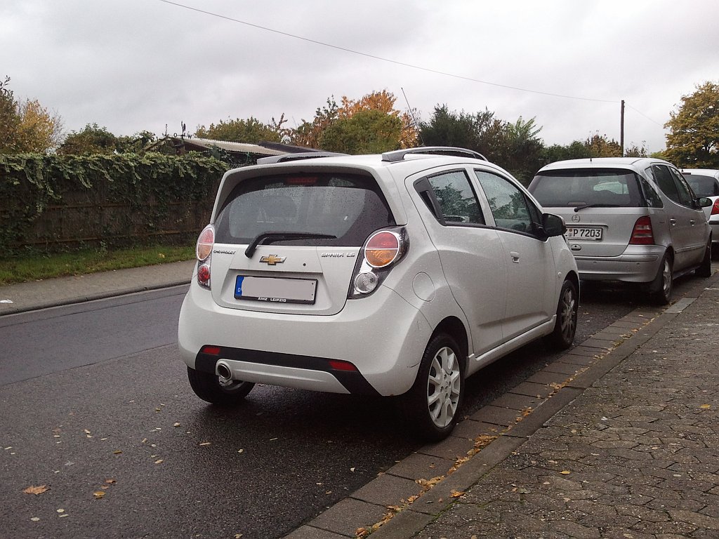 Chevrolet Spark, Rckansicht. (26.10.2012)