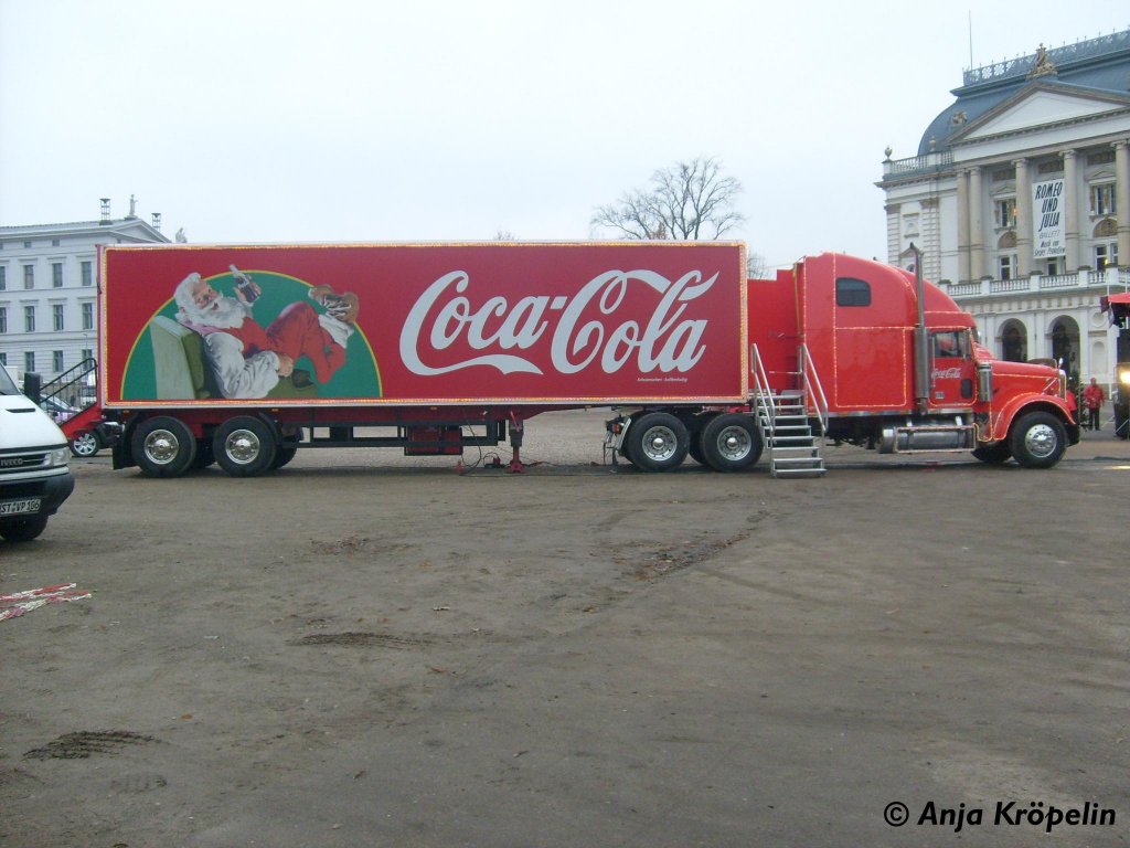 Coca cola Weihnachtstruck in Schwerin 