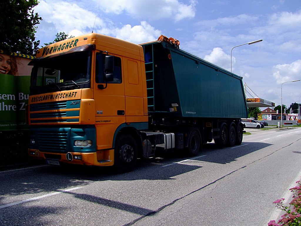 DAF XF95.430 mit Kippsattelauflieger;110610