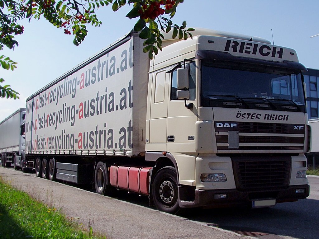 DAF_XF95.430 mit dem  Recycling-austria-Auflieger ;100810