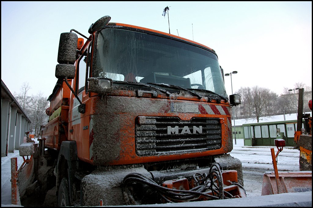 Eis und Schnee an der Front....