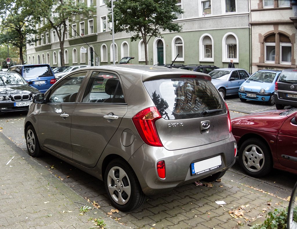 Kia Picanto. Aufnahmedatum: 06.10.2012