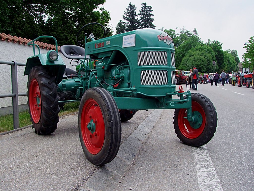 KRAMER;Baujahr1956 bei der Oldtimerveranstaltung in St.Martin;110501