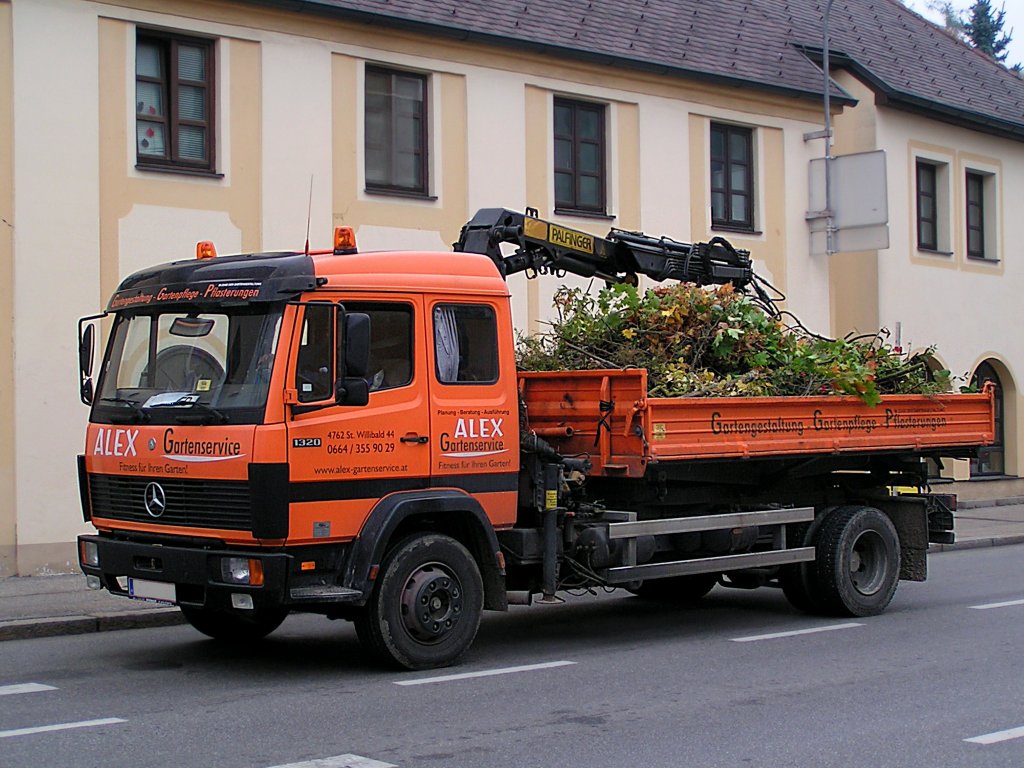 MB1320 ist Richtung Kompostieranlage unterwegs;101015