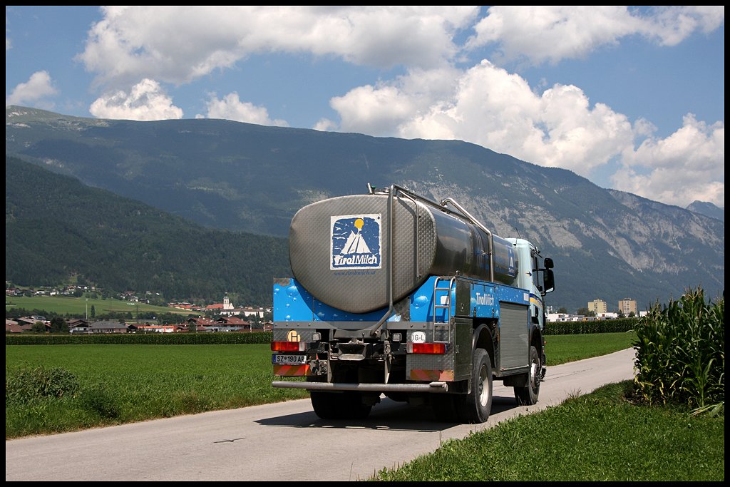 Scania 380PS(?) von TirolMILCH. (07.08.2009)