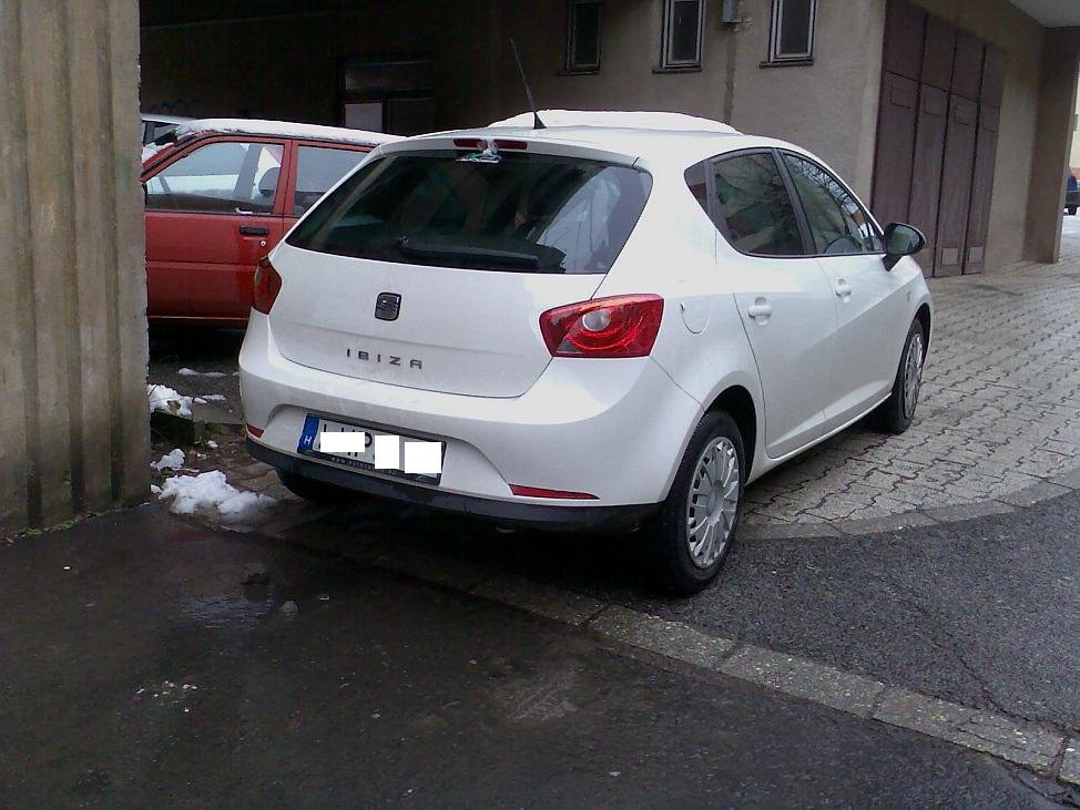 Seat Ibiza, Rckansicht.