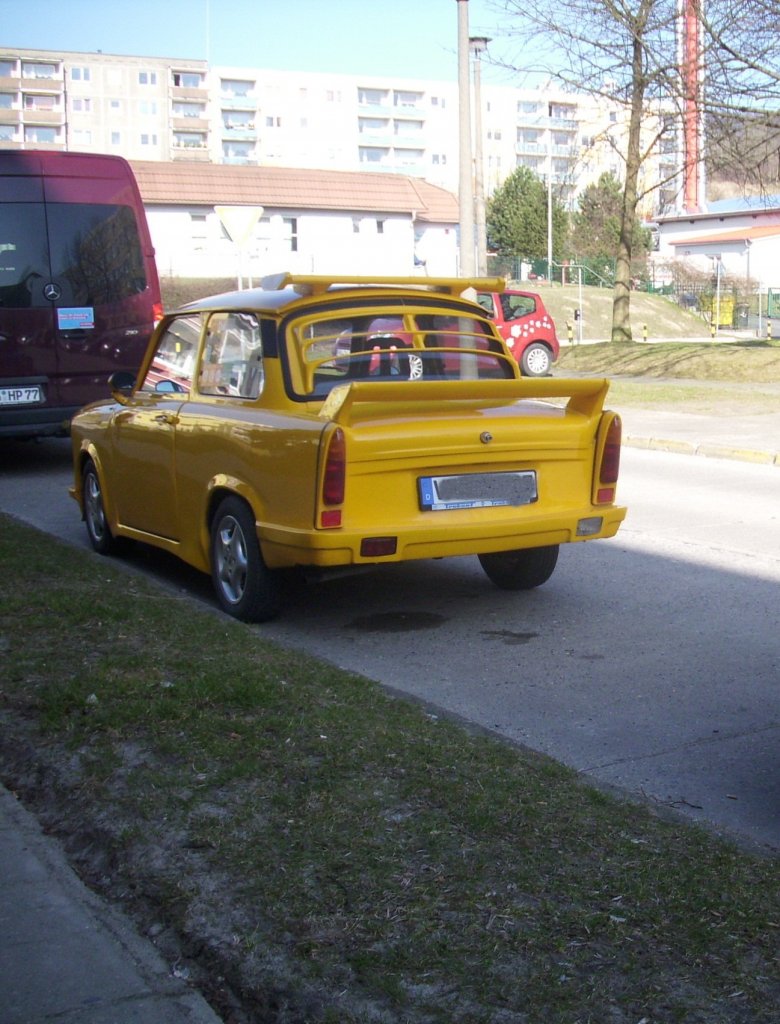 Trabant in Sassnitz am 21.02.2012