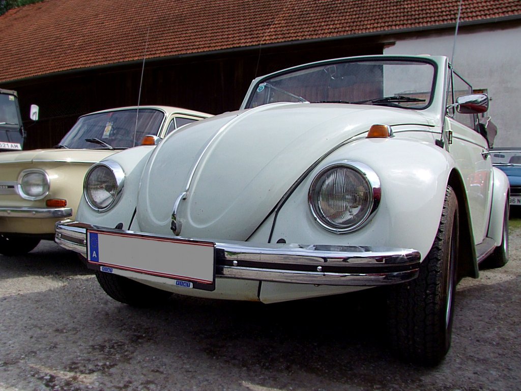 VW-Kfer1300-cabrio bei der Oldtimerveranstaltung in Mnsteuer;100808