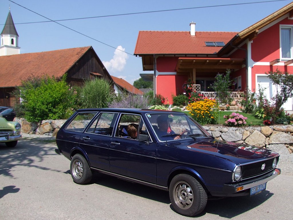 VW-Passat bei der Oldtimerrundfahrt in Antiesenhofen;090809