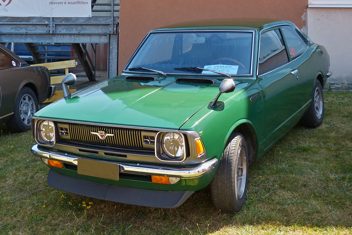  . Toyota Corolla  1200 De Luxe Bj 1972, zu sehen war er bei den Vintage Cars & Bikes in Steinfort. 02.08.2015