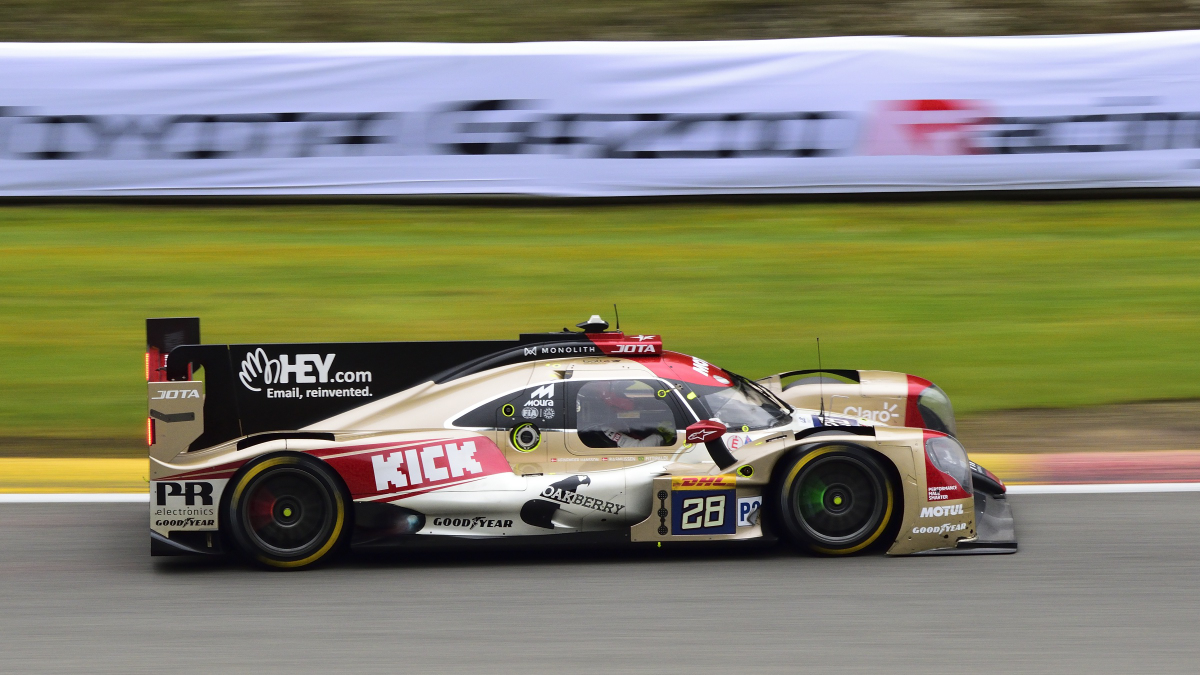  #28 Jota, Oreca 07 LMP2 (Le Manas Prototype 2), Fahrer: David Heinemeier-Hansson, Pietro Fittipaldi, Oliver Rasmussen. Spa Francorchamps 6h WEC 29.5.2023