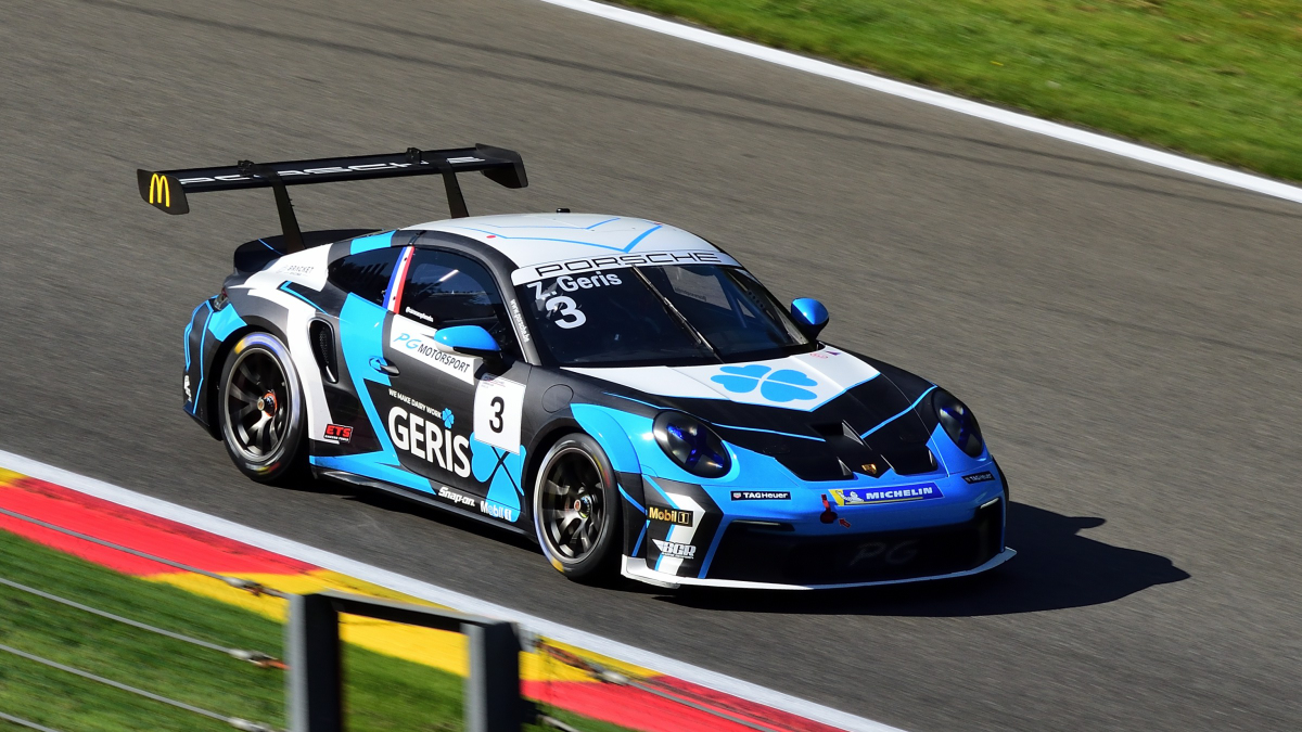 3 Ziad Geris, Team: PG Motorsport, Porsche Carrera Cup Benelux, wie immer ist der PCC Benelux im Rahmenprogram der FIA WEC 6h in Spa Francorchamps, gefahren wird mit dem 911 (Type 992), Aufnahme 11.5.2024