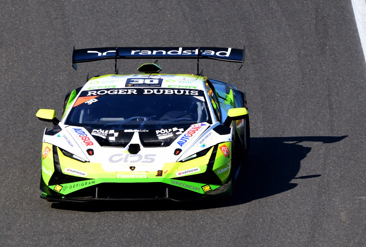 #30 Lamborghini Huracan Super Trofeo EVO2A, Fahrer: Q. Antonel, Team: CMR, Lamborghini Super Trofeo Europe  eine der am stärksten umkämpften Markenmeisterschaften der Welt, im Rahmenprogramm der FIA WEC 6h Spa Francorchamps am 11.5.2024