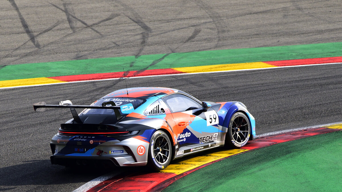 #59 Maxence MAURICE, FRA, Team: IMSA Performance, Fahrzeug: Porsche 911 GT3 Cup (Type 992). Porsche Carrera Cup France im Rahmenprogramm, der FIA WORLD ENDURANCE CHAMPIONSHIP 2022 / 6 HOURS OF SPA-FRANCORCHAMPS 7.Mai 2022