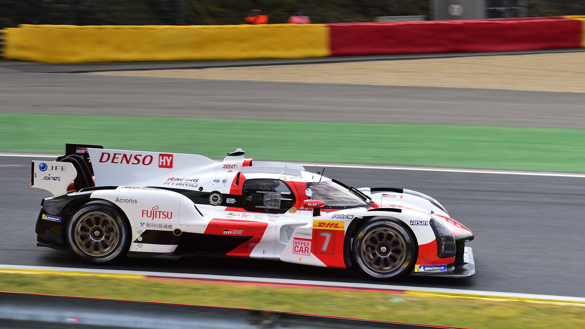 #7 TOYOTA GAZOO RACING, Toyota GR010 - Hybrid (Le Mans Hypercars (LMH))  Mike Conway (GBR) P Kamui Kobayashi (JPN) P Jose Maria Lopez (ARG) P , FIA WORLD ENDURANCE CHAMPIONSHIP 2022 / 6 HOURS OF SPA-FRANCORCHAMPS 7.Mai 2022