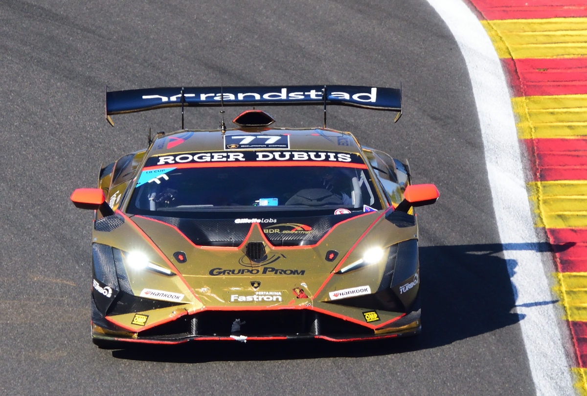 #77 Lamborghini Huracan Super Trofeo EVO2A, Fahrer: A. Hernandez Ortega, Team: BDR Competition by Grupo Prom, Lamborghini Super Trofeo Europe  eine der am stärksten umkämpften Markenmeisterschaften der Welt, im Rahmenprogramm der FIA WEC 6h Spa Francorchamps am 11.5.2024
HURACÁN SUPER TROFEO EVO2, HUBRAUM 5204 cm³, LEISTUNG620 CV bei 8250 1/min


