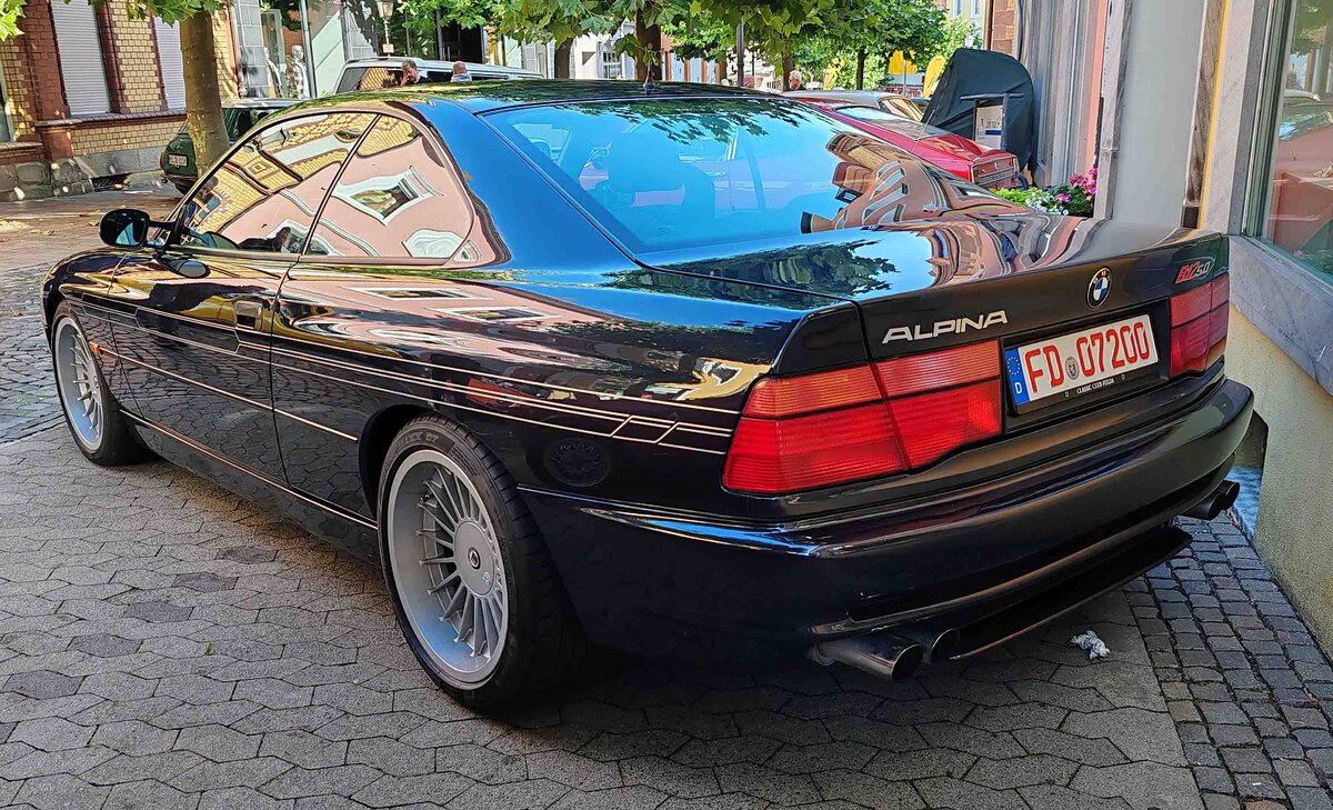 =BMW Alpina, Bj. 1992, 257 KW, ausgestellt beim Hünfelder Stadtfest, 08-2024