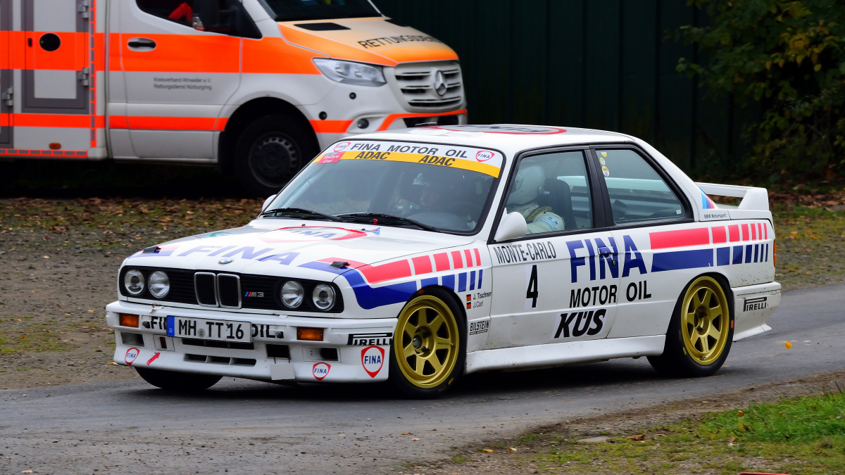 Bmw M3 E30, Fahrer: TISCHNER, Jonas /CARL, Joachim, RADAC Rallye Köln- Ahrweiler am 9.11.2024