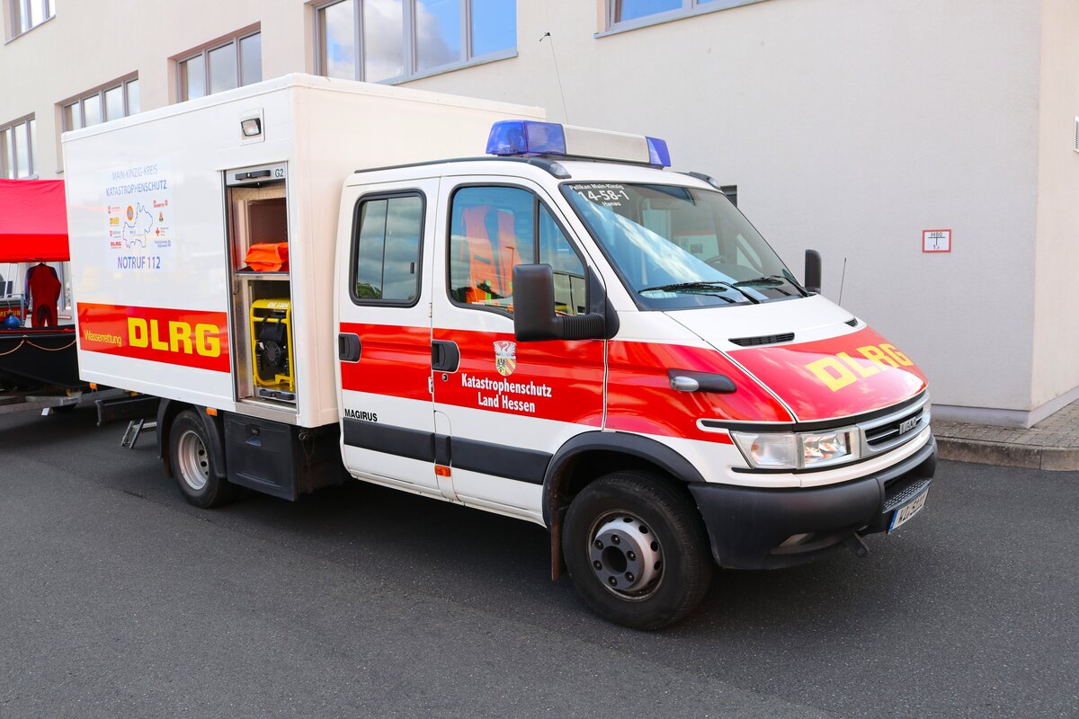 DLRG Hanau IVECO GW am 25.08.24 beim Tag der offenen Tür der Feuerwehr 