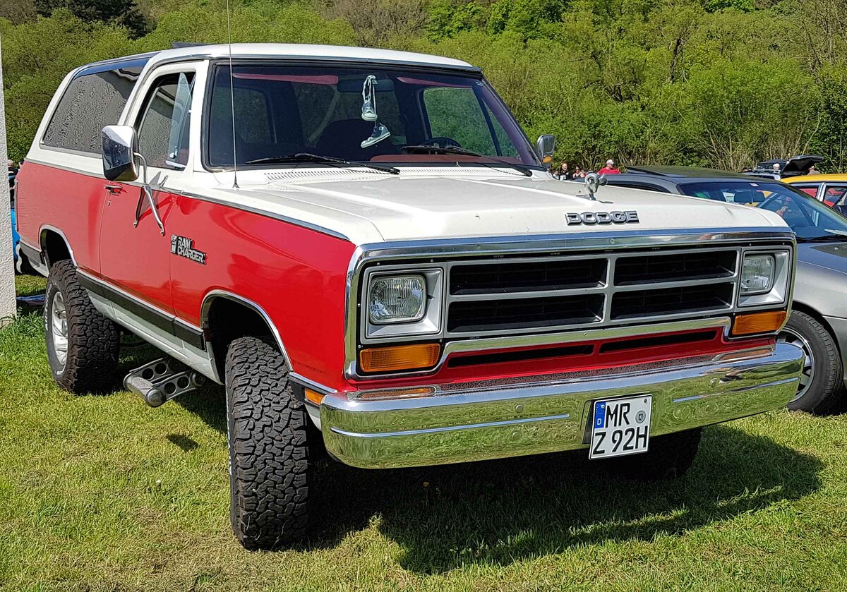 =Dodge RAM Charger, gesehen bei der Oldtimerveranstaltung in Frankenberg/Eder. Mai 2024