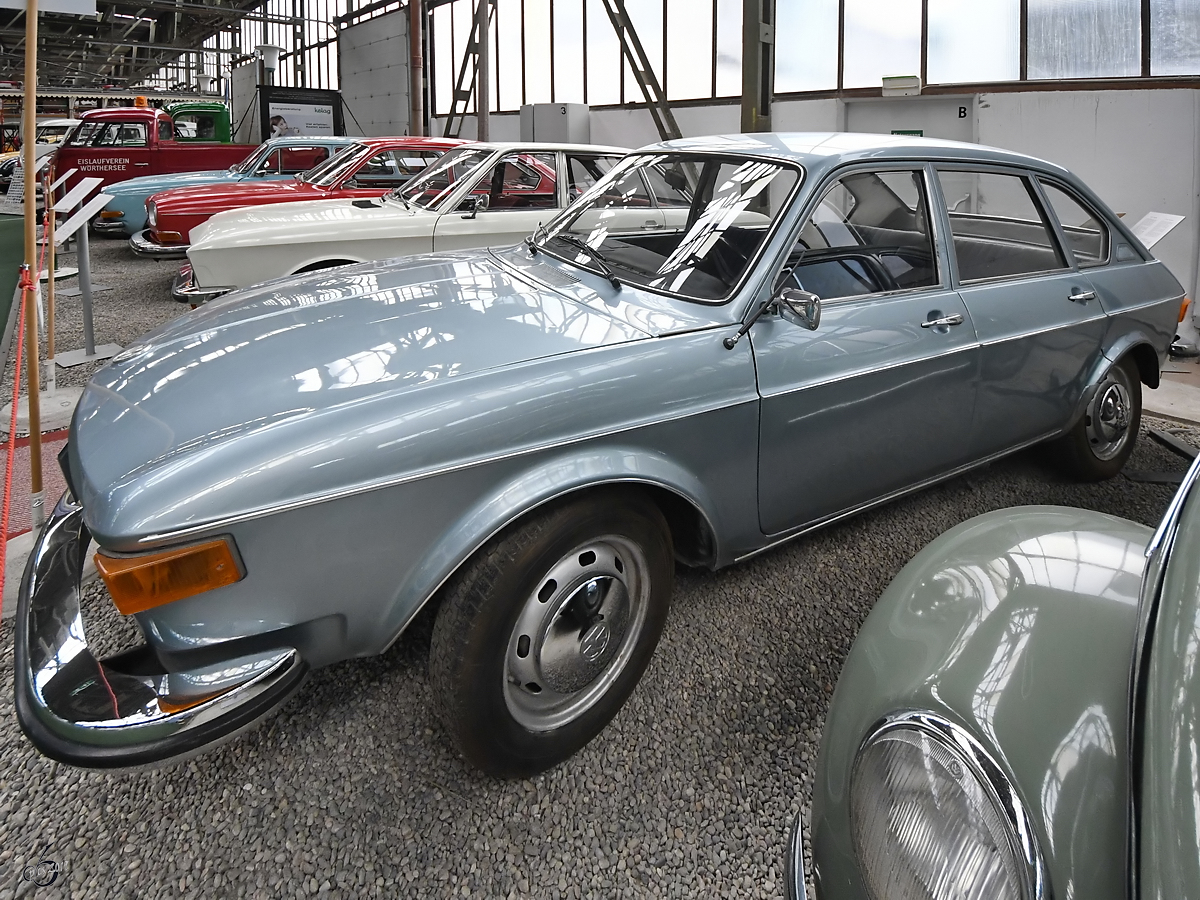 Ein VW Typ 4 412 Anfang September 2019 im Historama Ferlach.