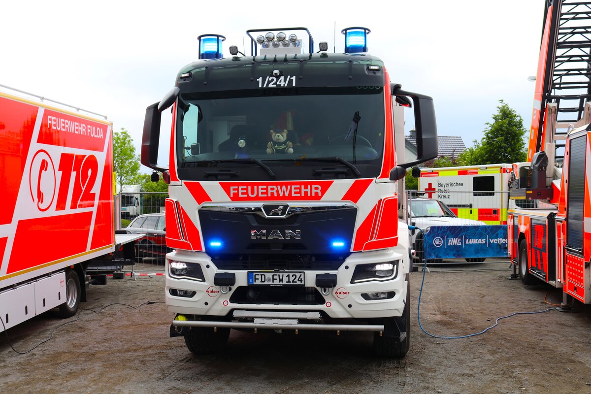 Feuerwehr Fulda MAN TGM TLF4000 am 17.05.24 auf der Rettmobil in Fulda