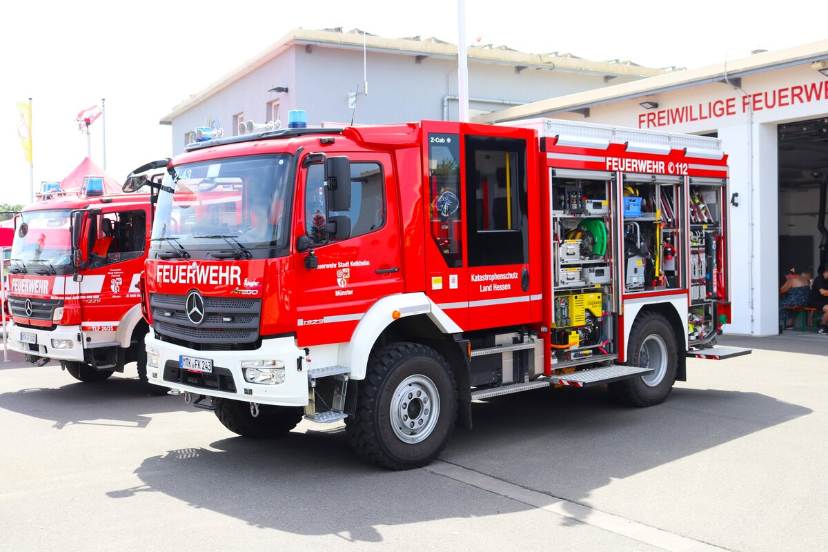 Feuerwehr Kelkheim (Taunus) Mercedes Benz Atego LF10 Kats am 08.06.24 beim Tag der Feuerwehr