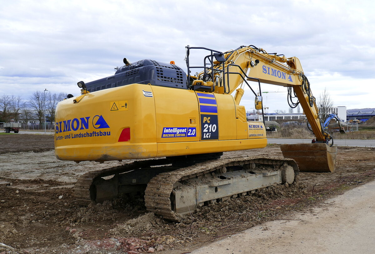 Komatsu PC210 LCi, Raupenkettenbagger mit 165PS, Jan.2025