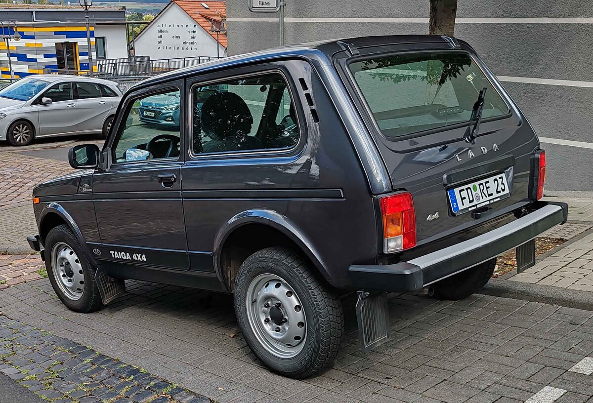 =Lada Taiga 4x4, gesehen in Hünfeld im August 2024