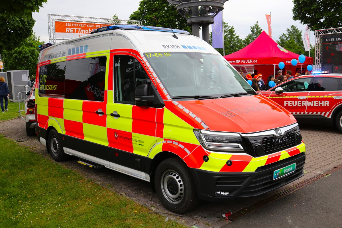 MAN TGW KTW am 17.05.24 auf der Rettmobil in Fulda
