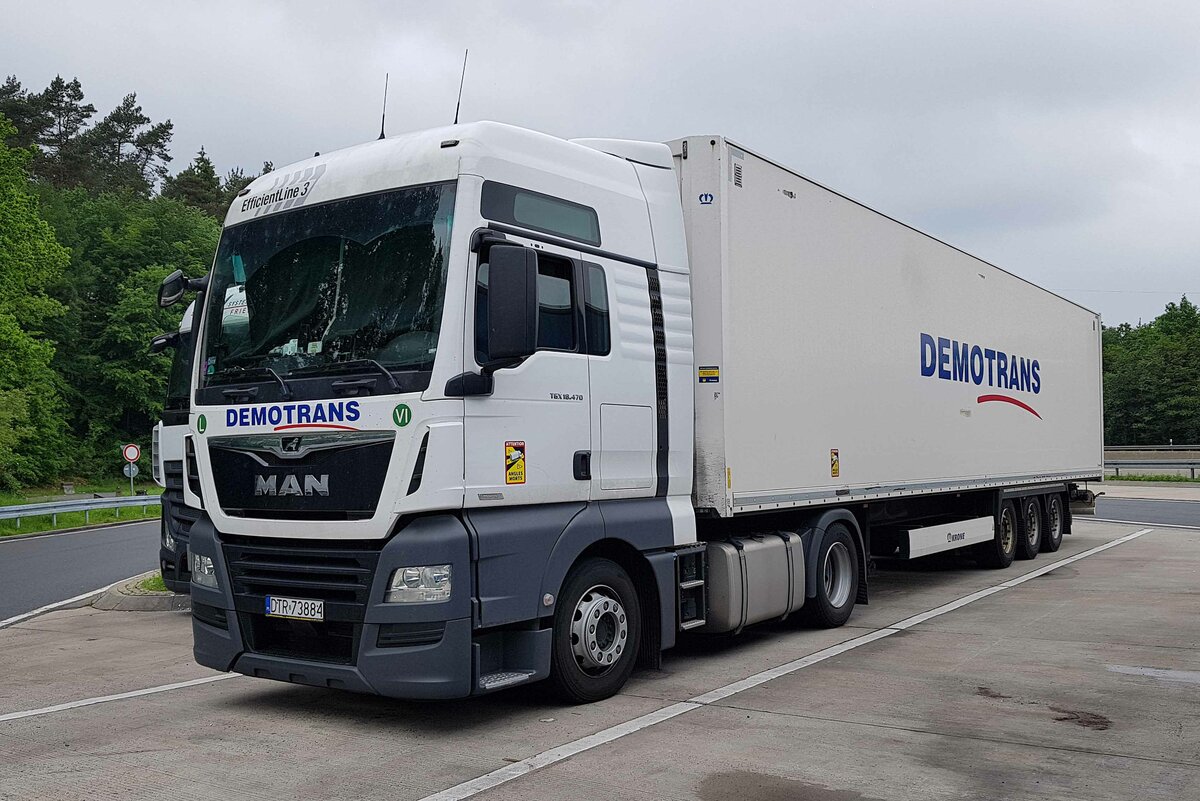 =MAN TGX-Sattelzug von DEMOTRANS, 06-2021