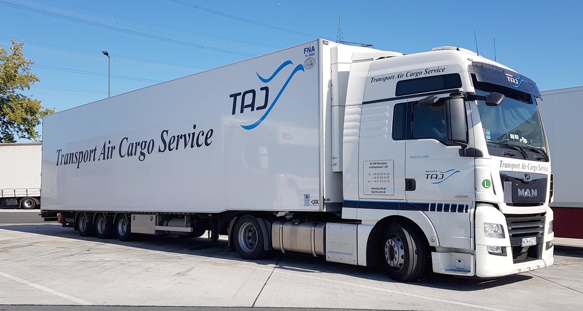 =MAN TGX-Sattelzug von TAJ, 09-2019