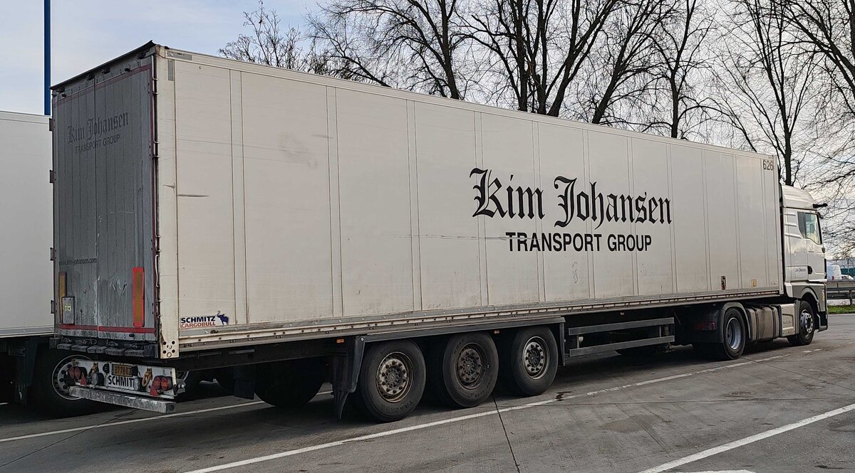 =MAN TGX-Sattelzug der Transport Group KIM JOHANNSEN, 01-2025