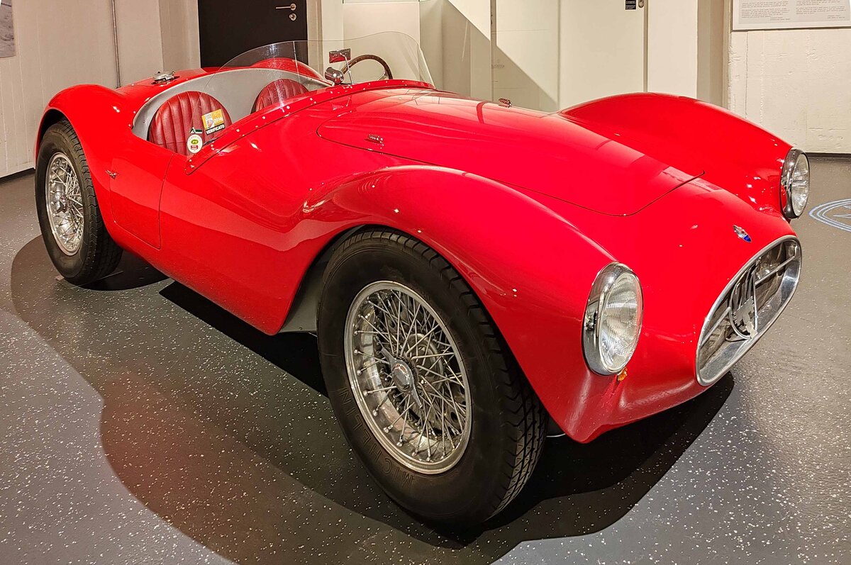 =Maserati A6GCS, Bj. 1954, 1986 ccm, 170 PS, ausgestellt im Museum PROTOTYP in Hamburg, 09-2024