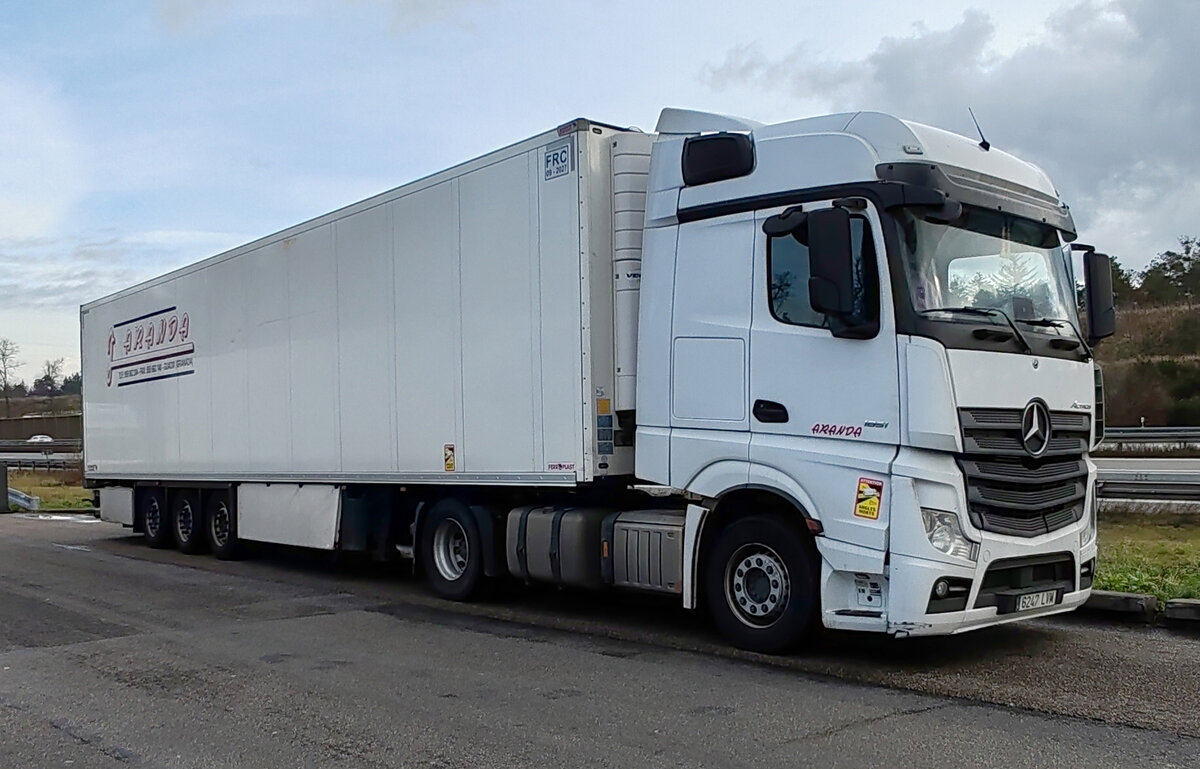 =MB Actros der Spedition ARANDA, 01-2025