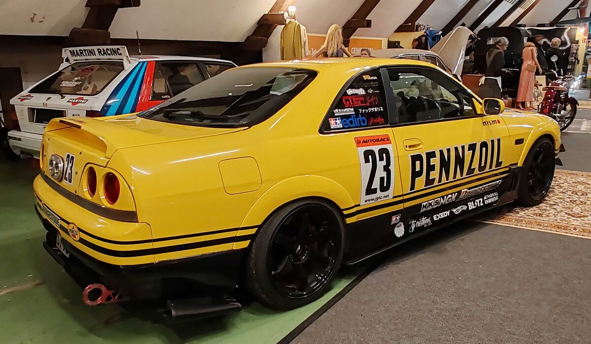 =Nissan Skyline R 33 GTST, Bj. 1993, 2569 ccm, 480 PS, präsentiert im Automuseum Wolfegg im Dezember 2023   