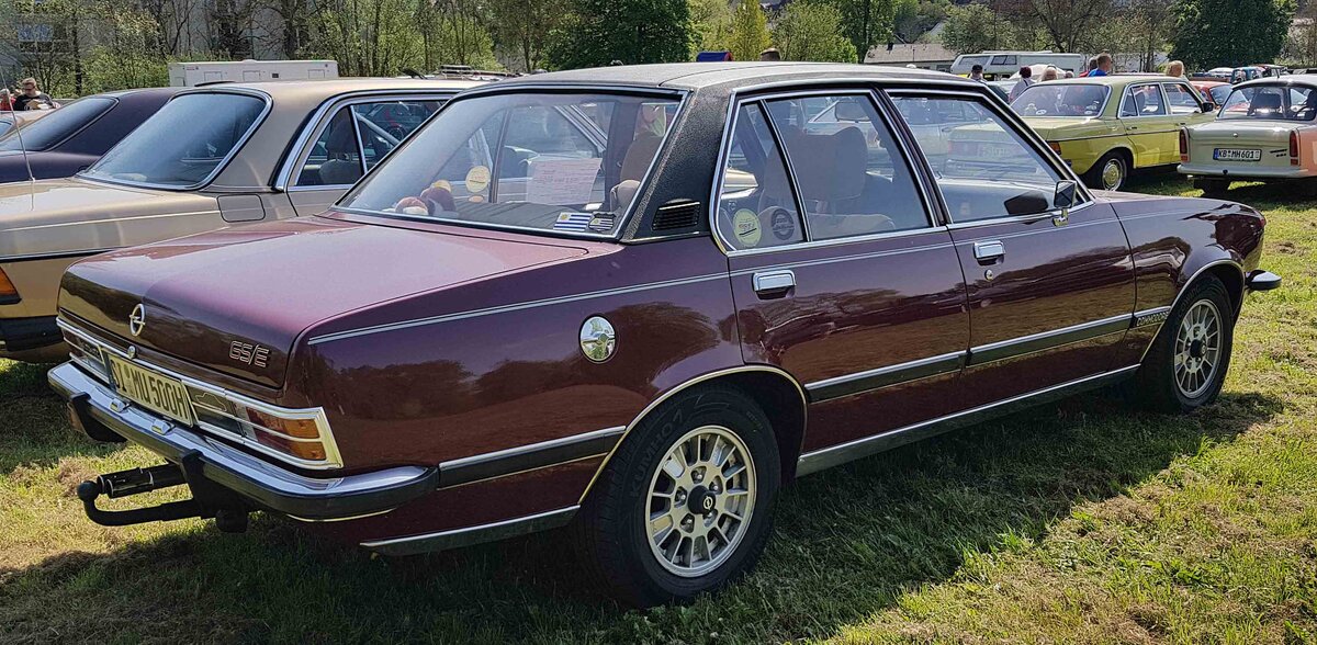 =Opel Commodore B, Bj. 1976, 2784 ccm, 155 PS, gesehen bei der Oldtimerveranstaltung in Frankenberg/Eder. Mai 2024