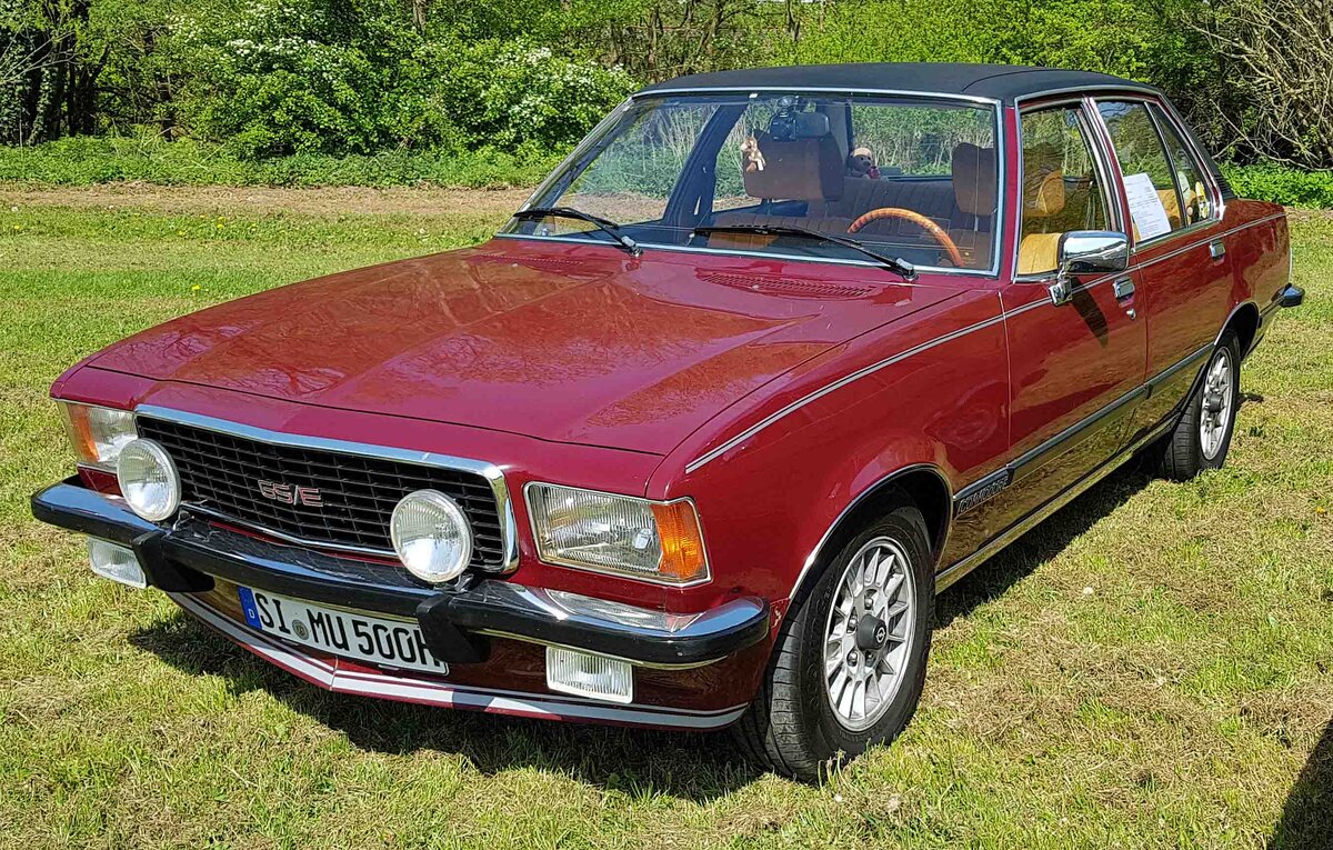 =Opel Commodore B, Bj. 1976, 2784 ccm, 155 PS, gesehen bei der Oldtimerveranstaltung in Frankenberg/Eder. Mai 2024