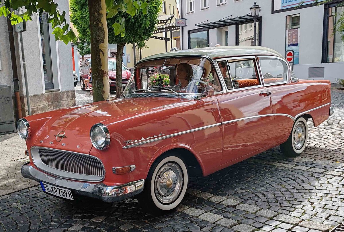 =Opel Rekord P1, gesehen in Hünfeld im August 2024